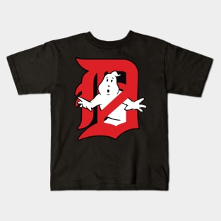 Metro Detroit Ghostbusters logo Kids T-Shirt